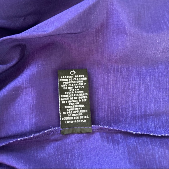 Elegant Purple Halter Dress size 8 - Picture 5 of 11